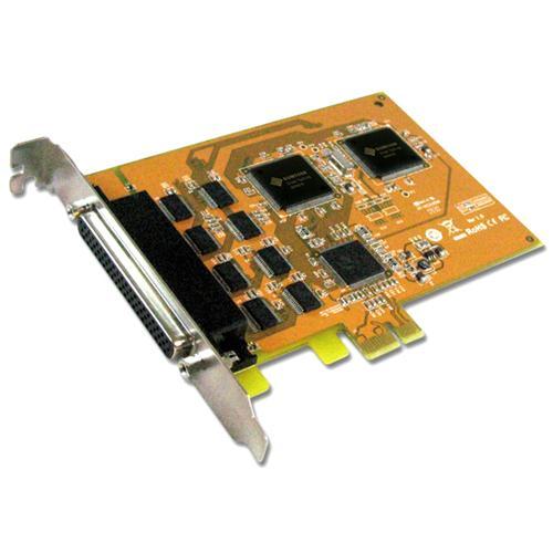 SUNIX SER5466A PCIe 8-Port Serial RS-232 Card with multiple ports for enhanced connectivity.