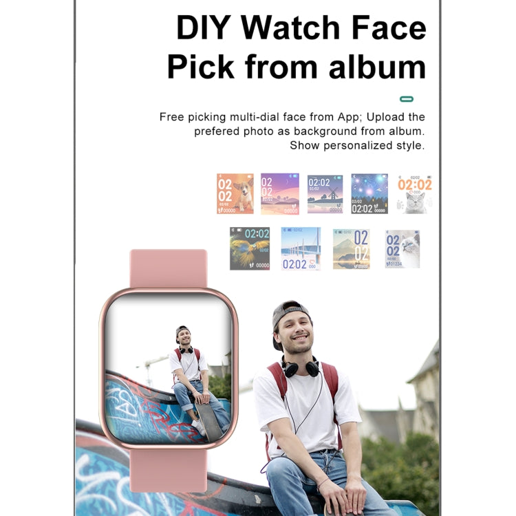 T3M 1.3 inch Color Screen Music Smart Bracelet showcasing its vibrant display and sleek design.