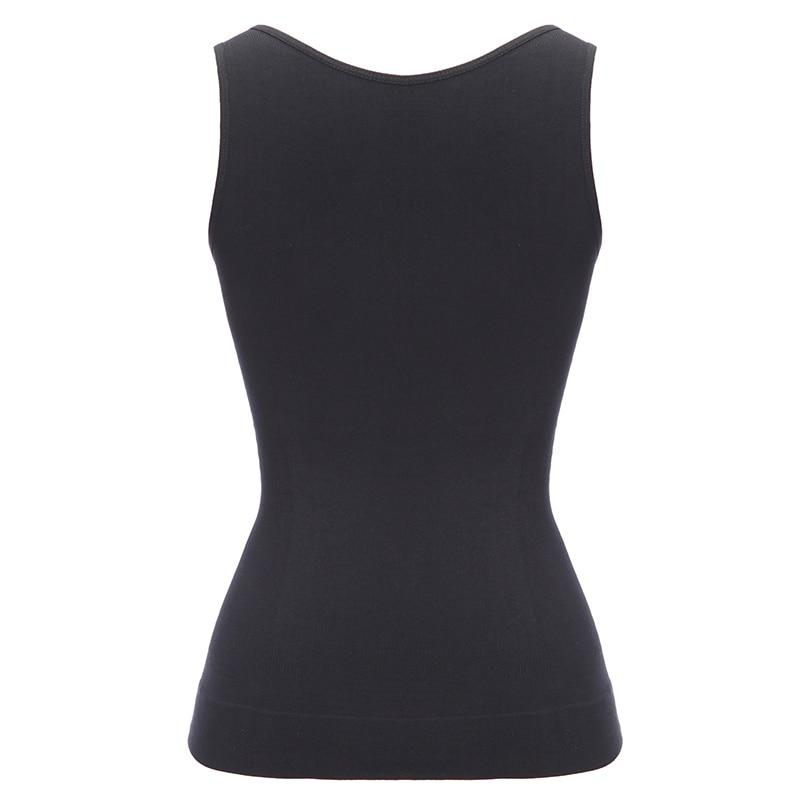 A stylish black tank top for women featuring a built-in padded shelf bra and wide straps, perfect for casual wear and active lifestyles.