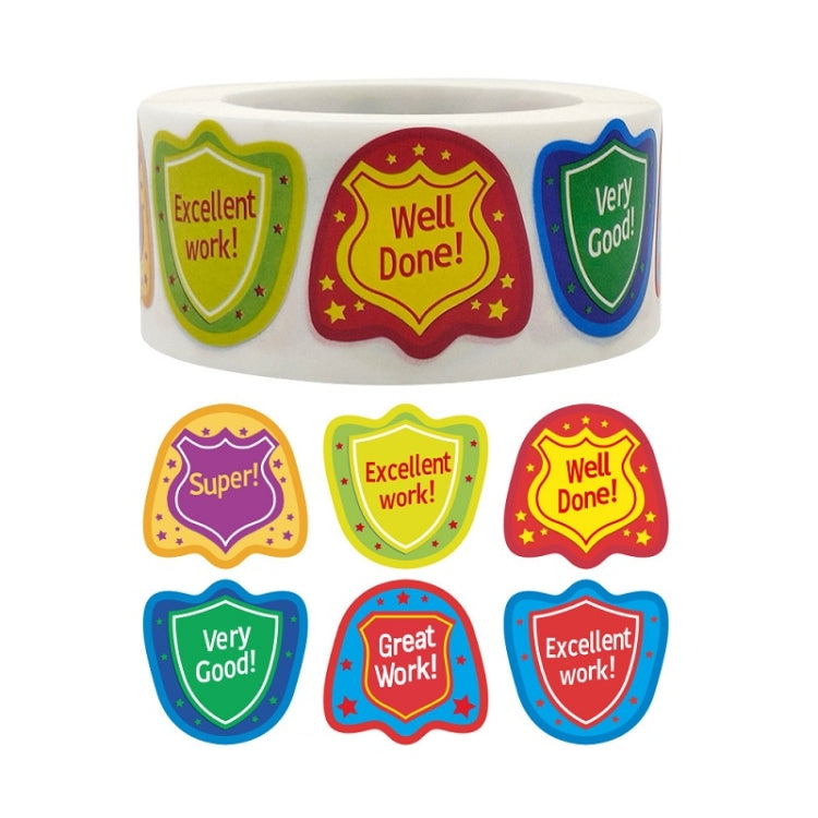 Colorful cartoon pattern stickers for rewarding students, featuring fun designs suitable for classroom use.