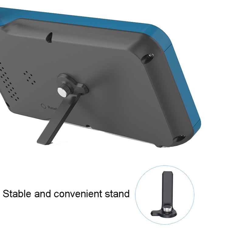 Teslong MS450 Endoscope with 5.5mm camera and 4.5-inch HD screen, showcasing its flexible hose and accessories.