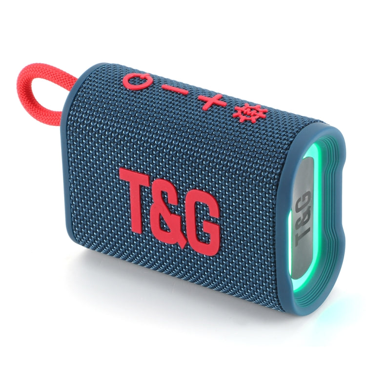 T&G TG396 Outdoor Portable Ambient RGB Light with colorful LED lights and Bluetooth connectivity, designed for outdoor use.