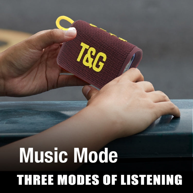 T&G TG396 Outdoor Portable Ambient RGB Light with colorful LED lights and Bluetooth connectivity, designed for outdoor use.