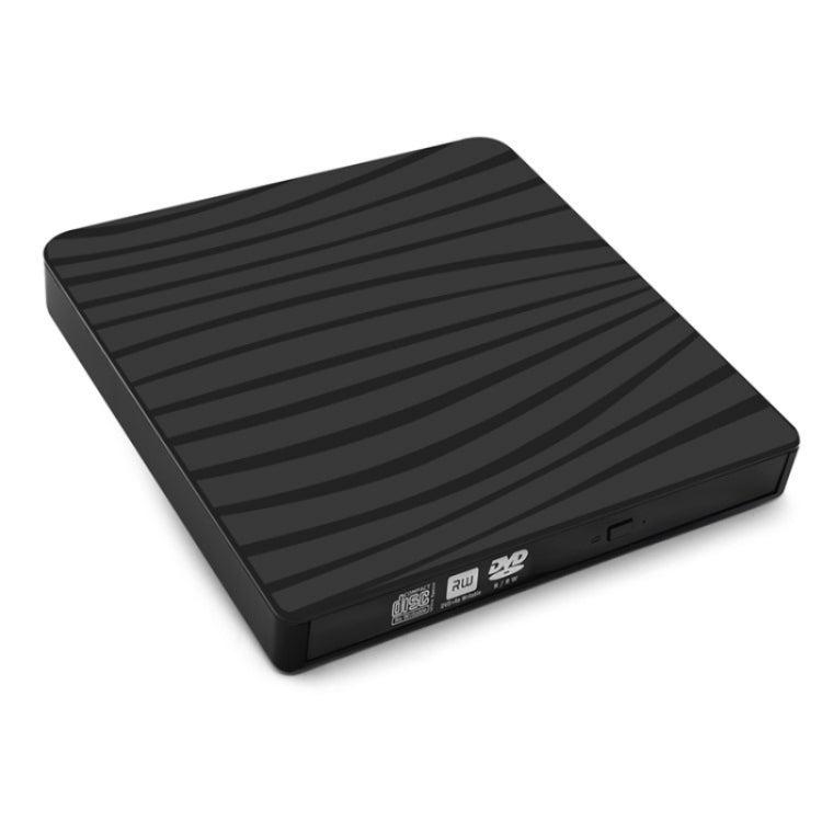 TG30N CD VCD Reader Burner with zebra-stripe design, showcasing its sleek and portable form factor.