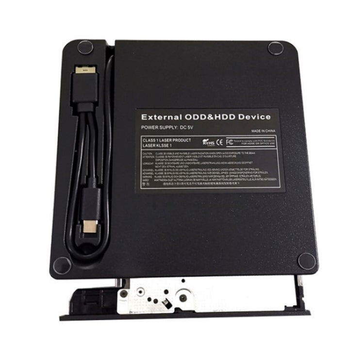 TG30N CD VCD Reader Burner with zebra-stripe design, showcasing its sleek and portable form factor.