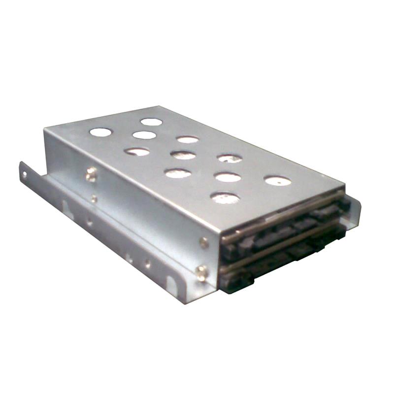 TGC Chassis Accessory 1 x 3.5' to 2 x 2.5' HDD/SSD Tray Converter showcasing its compact design and durable SGCC material.