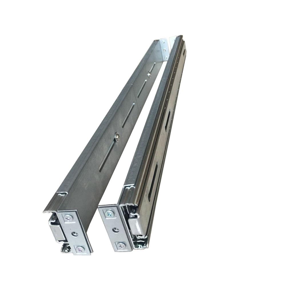 TGC Chassis Accessory Metal Slide Rails 550mm, showcasing heavy-duty steel construction and ball bearing design for smooth operation.