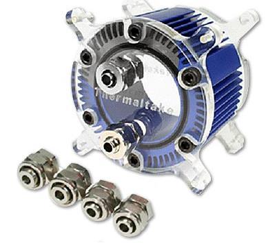 THERMALTAKE Water Level (LS) Indicator 207 Cooling with transparent display and aluminum body, showcasing its compact design and heatsink fins.