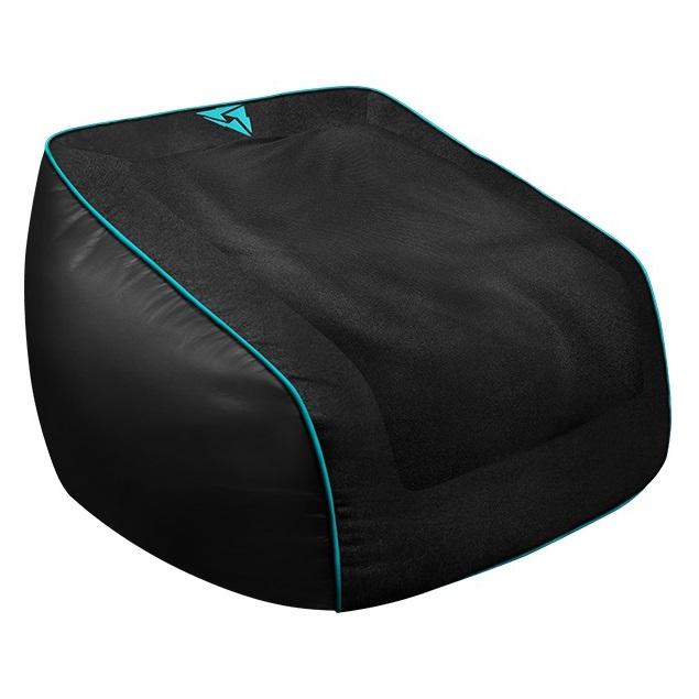 THUNDERX3 DB5 Consoles Bean Bag in Black/Cyan, designed for gamers with premium spandex fabric and a futuristic look.