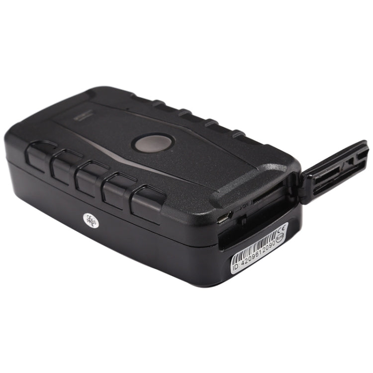 TK209B GPS Tracker for vehicles, showcasing its compact design and connectivity features.