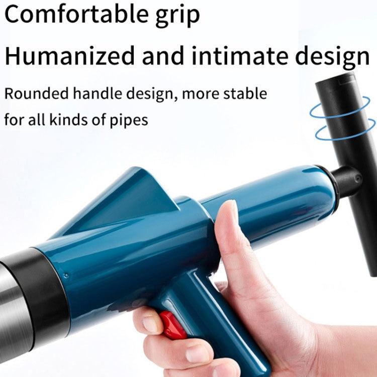 Stainless steel toilet pipe dredger designed for unclogging various household drains, featuring a comfortable handle and multiple plugs.