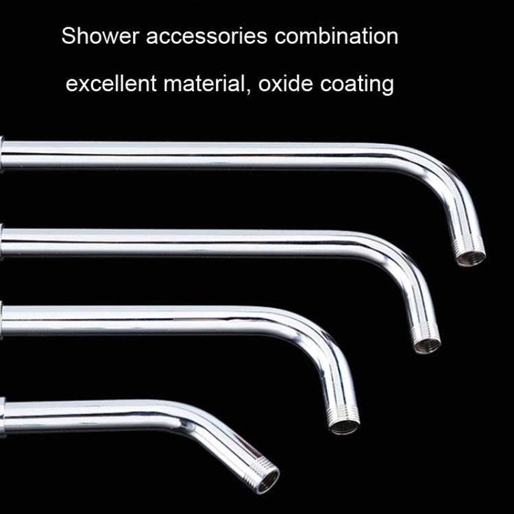 Top Spray Rod Shower Tube made of stainless steel, featuring a sleek design with a polished surface, ideal for modern bathrooms.