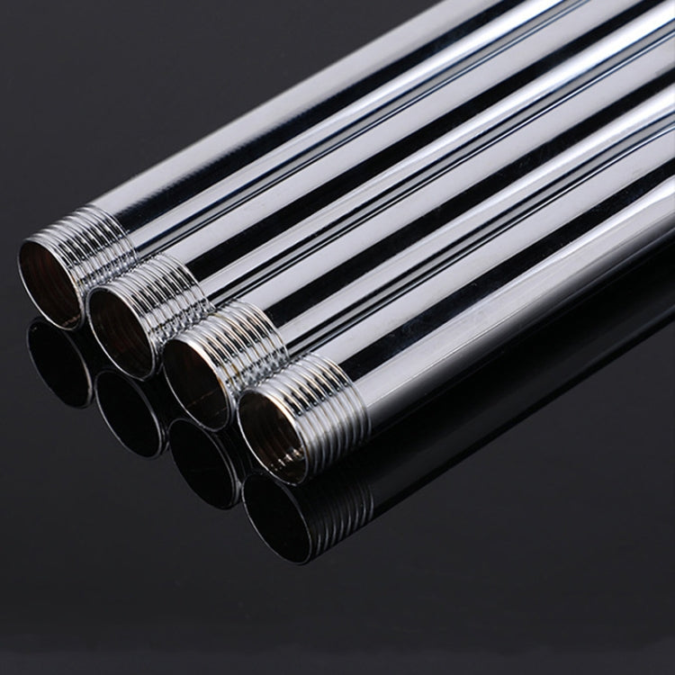 Top Spray Rod Shower Tube made of stainless steel, featuring a sleek design with a polished surface, ideal for modern bathrooms.