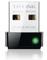TP-Link TL-WN725N N150 Nano Wireless USB Adapter with compact design and USB connector.