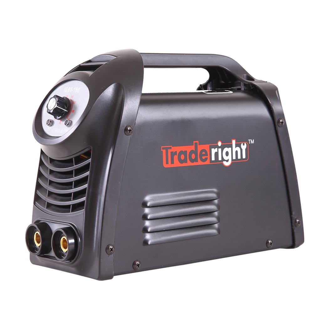 Traderight 160Amp Welder DC iGBT Inverter MMA Welding Machine with compact design and user-friendly interface.