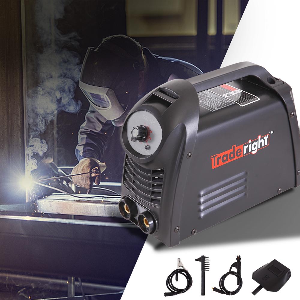 Traderight 160Amp Welder DC iGBT Inverter MMA Welding Machine with compact design and user-friendly interface.