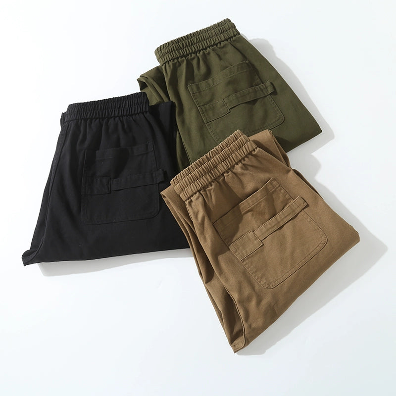 Trendy Export Original Twill Casual Pants Parka displayed on a model, showcasing its stylish design and comfortable fit.