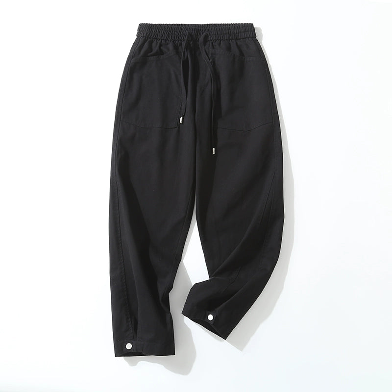 Trendy Export Original Twill Casual Pants Parka displayed on a model, showcasing its stylish design and comfortable fit.