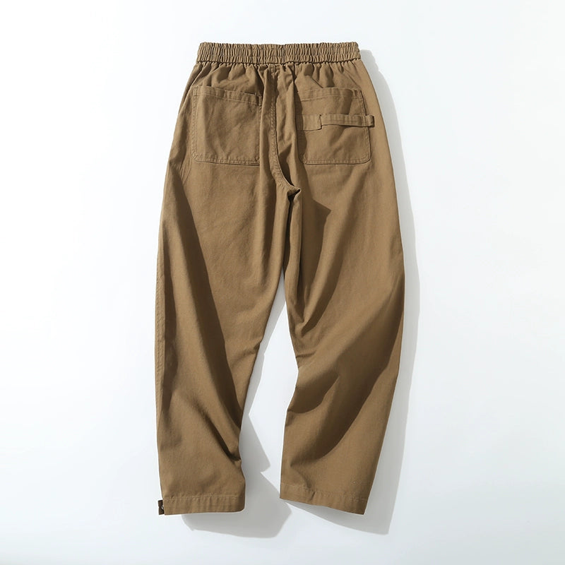 Trendy Export Original Twill Casual Pants Parka displayed on a model, showcasing its stylish design and comfortable fit.