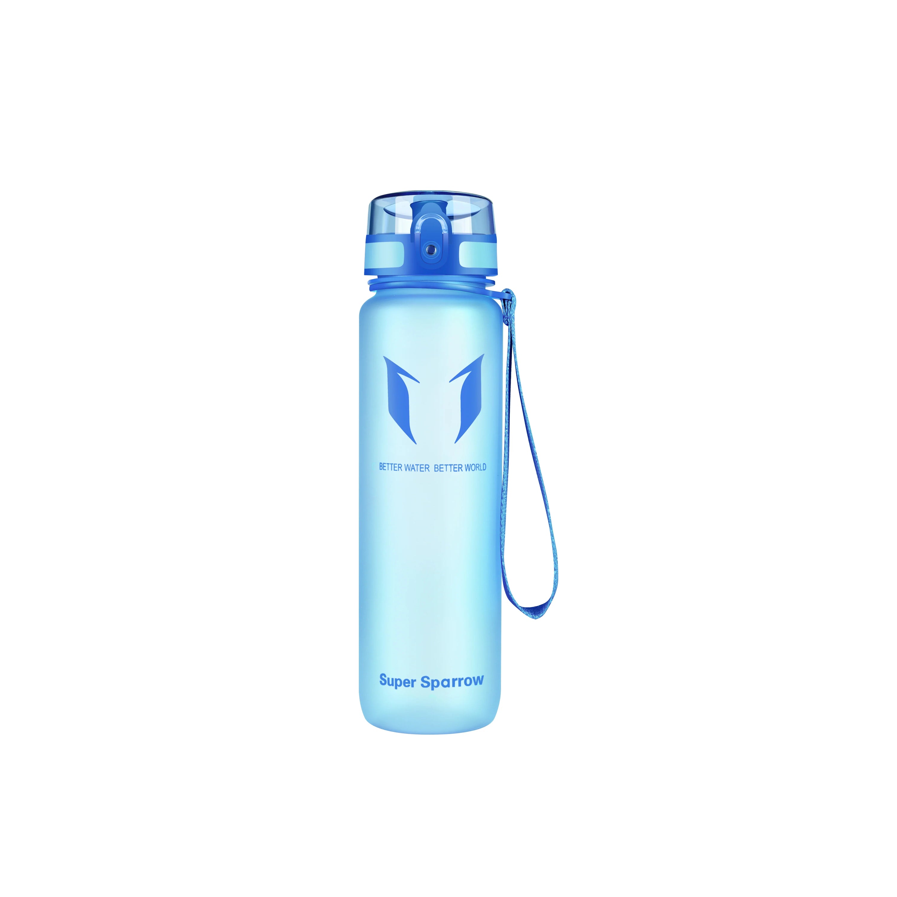 Tritan Sports Water Bottle in matte finish, 32OZ capacity, showcasing ergonomic design and spill-proof top.