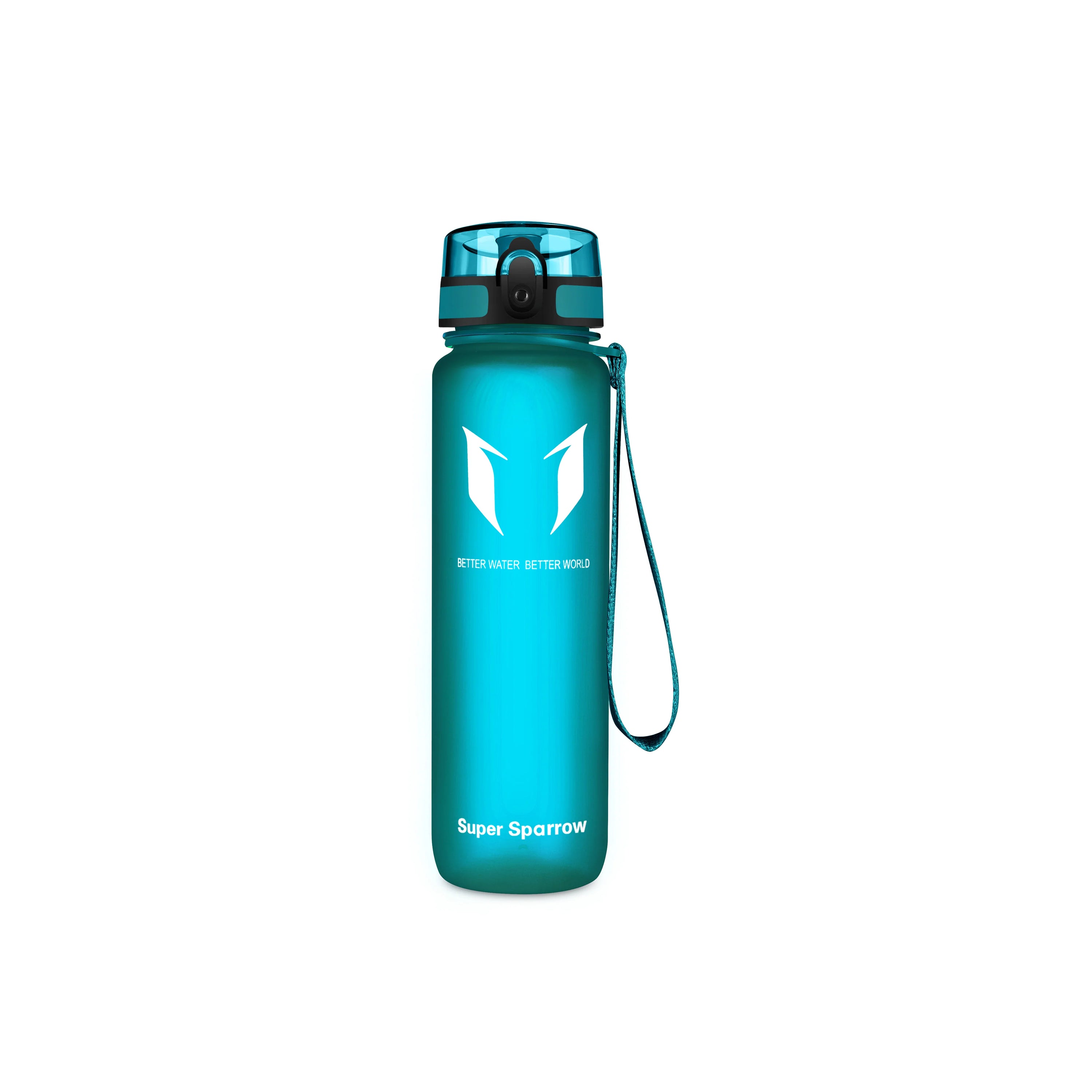 Tritan Sports Water Bottle in matte finish, 32OZ capacity, showcasing ergonomic design and spill-proof top.