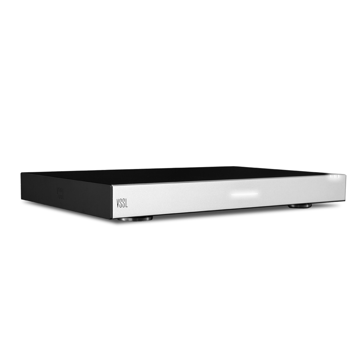 TRUAUDIO VSSL 3 zone amplifier with Chromecast, Airplay, and Spotify integration, showcasing its sleek design and multiple zone controls.