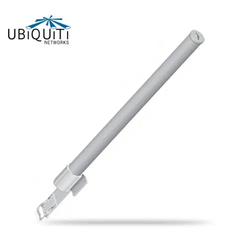 UBIQUITI 2GHz AirMax Dual Omni directional 13dBi Antenna showcasing its sleek design and robust build for enhanced wireless performance.