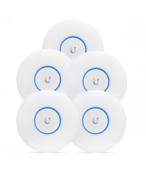 UBIQUITI NanoHD Unifi Compact Access Point with sleek design and multiple connectivity options.
