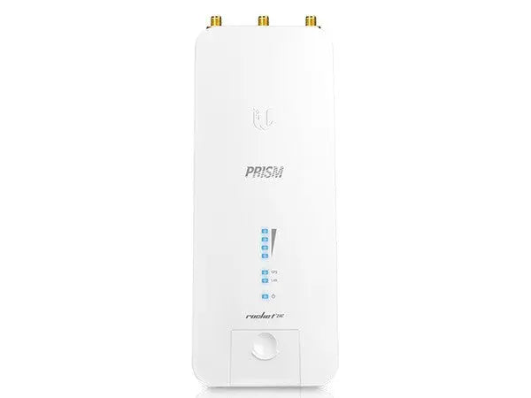 UBIQUITI Rocket 2AC Prism BaseStation with airPrism technology, designed for high-performance 2.4GHz wireless connectivity.