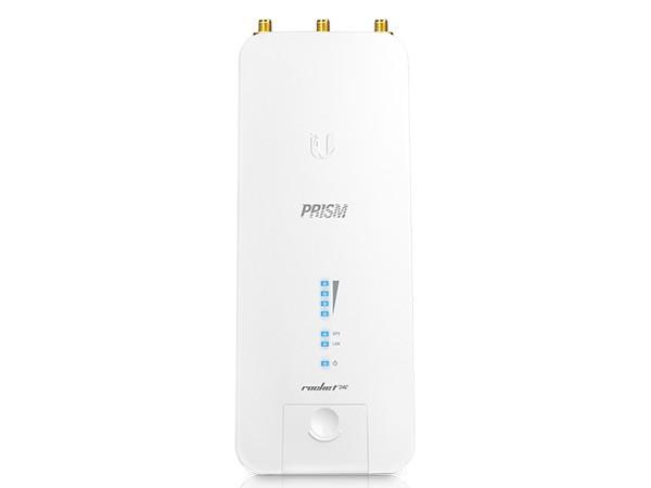 UBIQUITI Rocket 2AC Prism BaseStation with airPrism technology, designed for high-performance 2.4GHz wireless connectivity.
