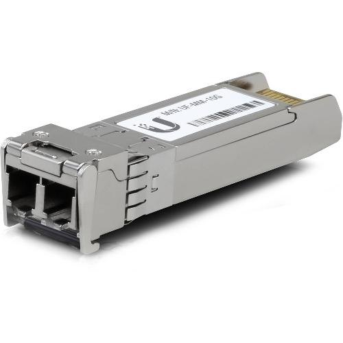 Ubiquiti UFiber SFP+ Multi-Mode Module 10G 20-pack with LC connectors, designed for high-speed networking.