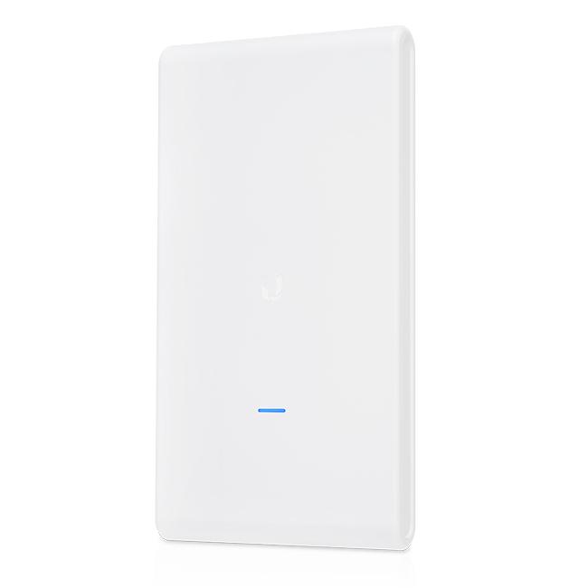 Ubiquiti UniFi AC Mesh Pro outdoor access point with dual-band antennas, designed for high-performance Wi-Fi coverage.