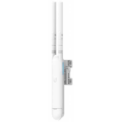 UBIQUITI UniFi AP AC Outdoor Mesh access point with dual-omni antennas, designed for outdoor Wi-Fi coverage.