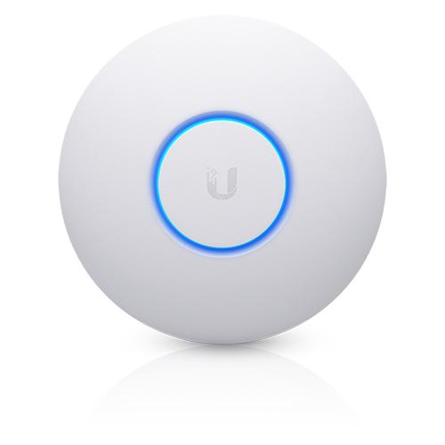UBIQUITI Unifi Compact 802.11ac Wave2 MU-MIMO Enterprise Access point, showcasing its sleek design and compact size.