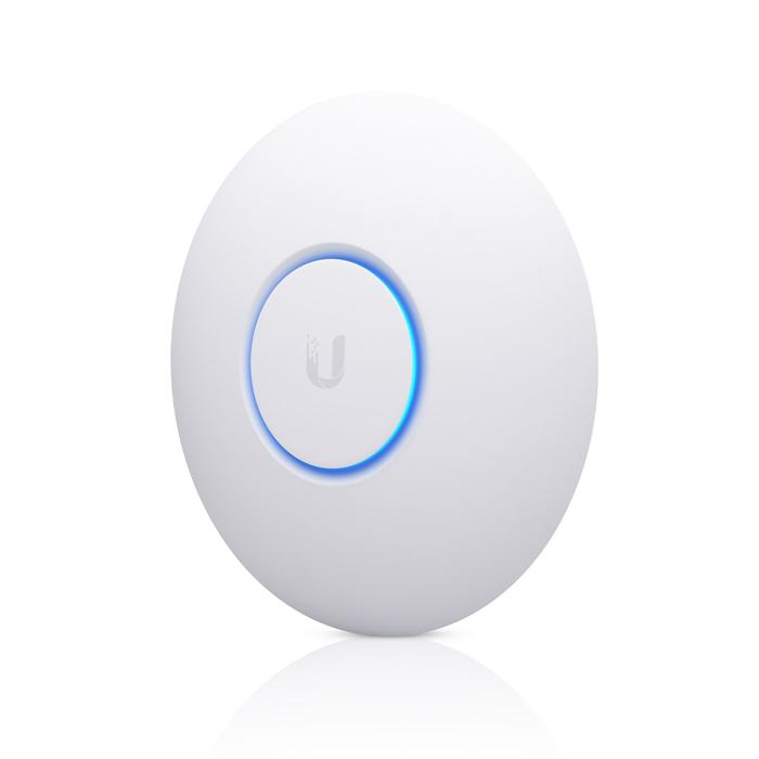 Ubiquiti Unifi UAP Nano HD Compact Wireless Access Point with sleek design and mounting hardware.