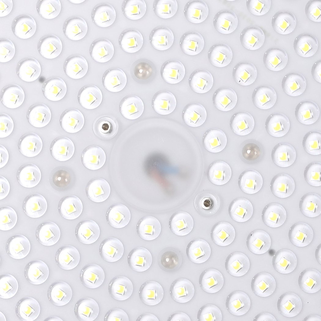 UFO High Bay LED Light 200W with a sleek UFO design, showcasing its aluminum housing and hanging chain for installation.