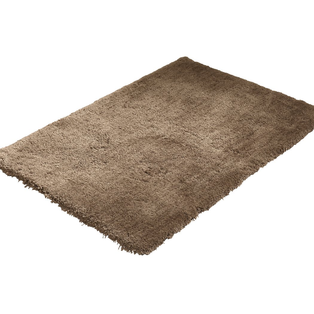 Ultra Soft Anti Slip Rectangle Plush Shaggy Floor Rug in a cozy living room setting, showcasing its thick pile and non-slip backing.