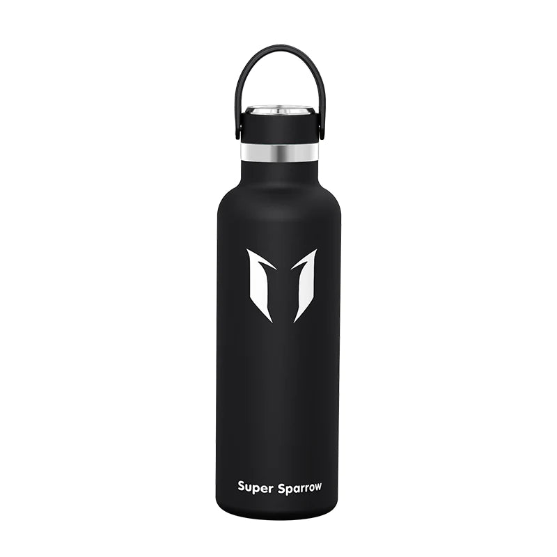 Ultra-Light Stainless Steel Water Bottle, 25OZ / 750ML, showcasing its sleek design and premium stainless steel finish.