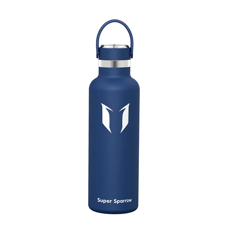 Ultra-Light Stainless Steel Water Bottle, 25OZ / 750ML, showcasing its sleek design and premium stainless steel finish.