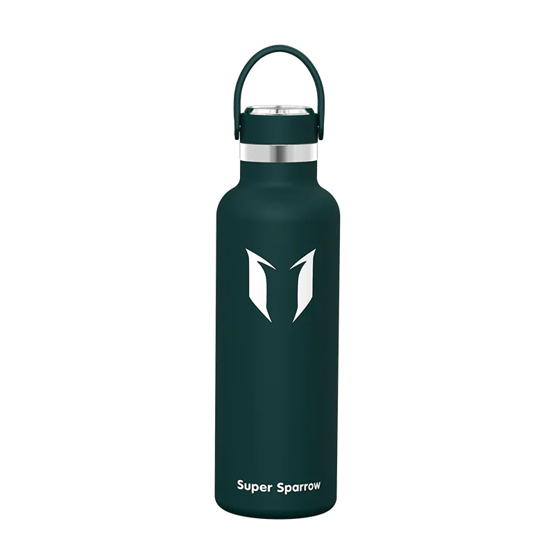 Ultra-Light Stainless Steel Water Bottle, 25OZ / 750ML, showcasing its sleek design and premium stainless steel finish.