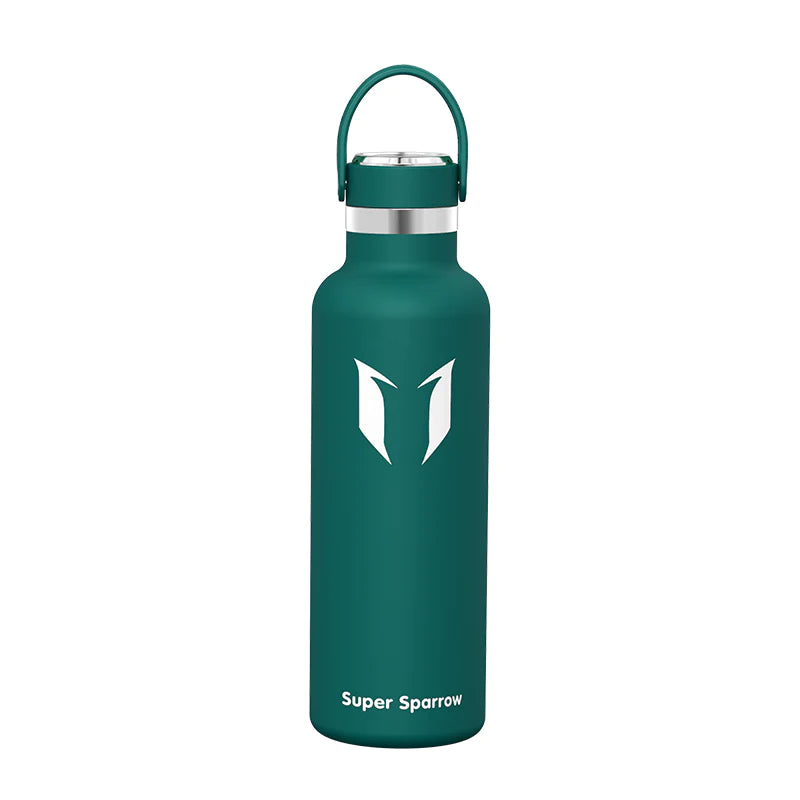 Ultra-Light Stainless Steel Water Bottle, 25OZ / 750ML, showcasing its sleek design and premium stainless steel finish.