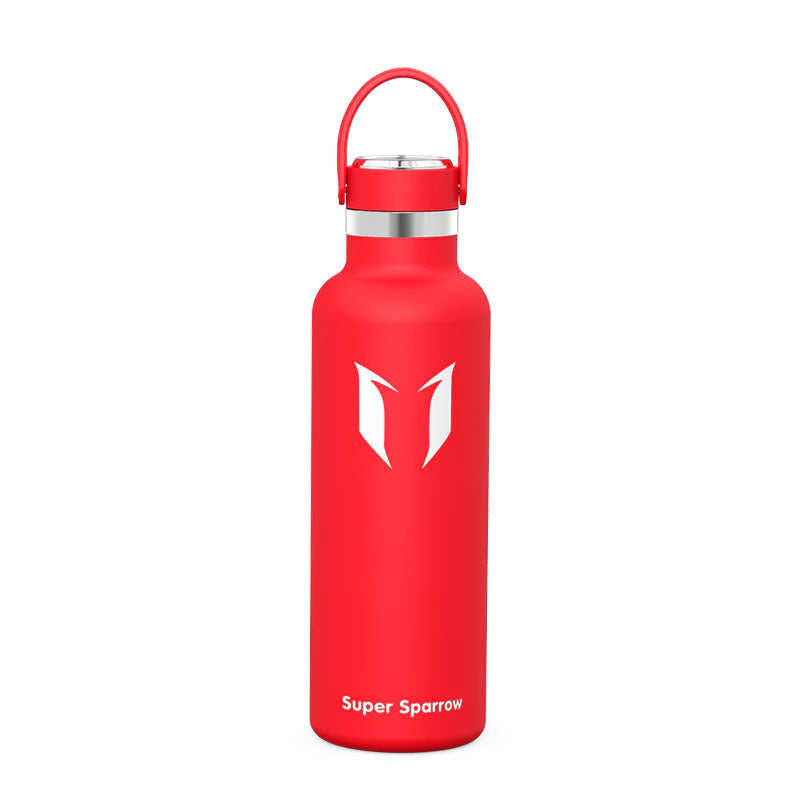 Ultra-Light Stainless Steel Water Bottle, 25OZ / 750ML, showcasing its sleek design and premium stainless steel finish.