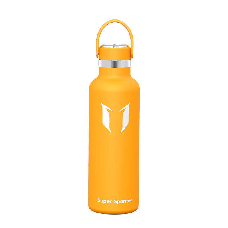 Ultra-Light Stainless Steel Water Bottle, 25OZ / 750ML, showcasing its sleek design and premium stainless steel finish.