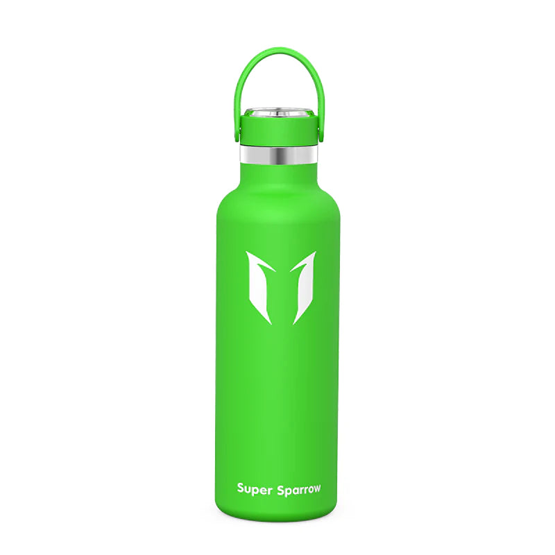 Ultra-Light Stainless Steel Water Bottle, 25OZ / 750ML, showcasing its sleek design and premium stainless steel finish.