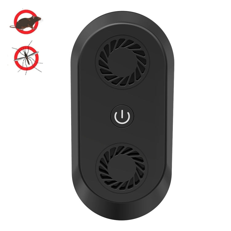 Ultrasonic Mosquito Repellent device with dual speakers and sleek design, ideal for pest control in homes.