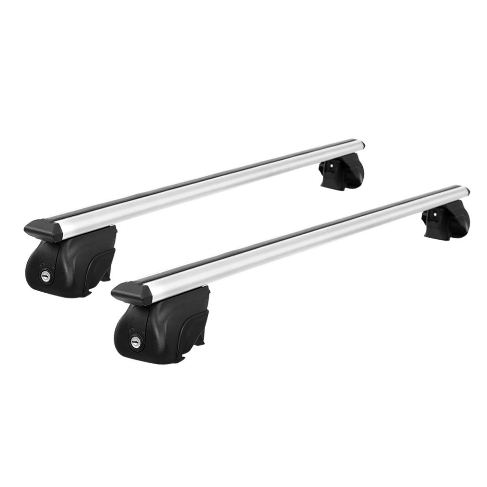 Universal Car Roof Rack 1390mm made of aircraft-grade aluminium, featuring adjustable cross bars for various vehicle types.