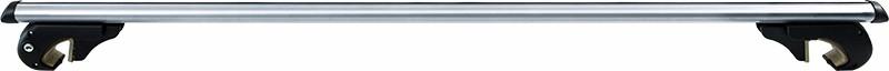 Universal Car Top Roof Rail Rack Cross Bar made of aluminium, featuring a lockable design and adjustable width, suitable for various vehicles.