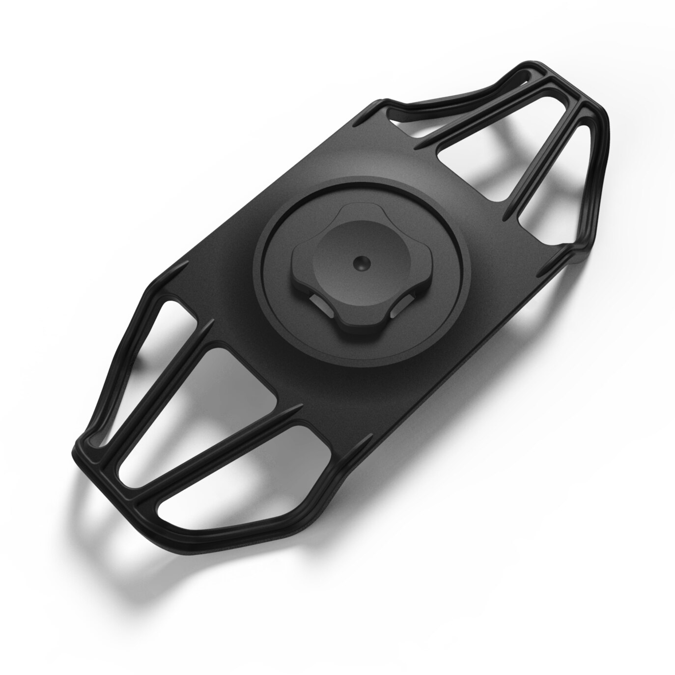 Universal Silicone Adapter for SinceTop Quick Mount Phone Holder, showcasing its versatile design for various mounting options.