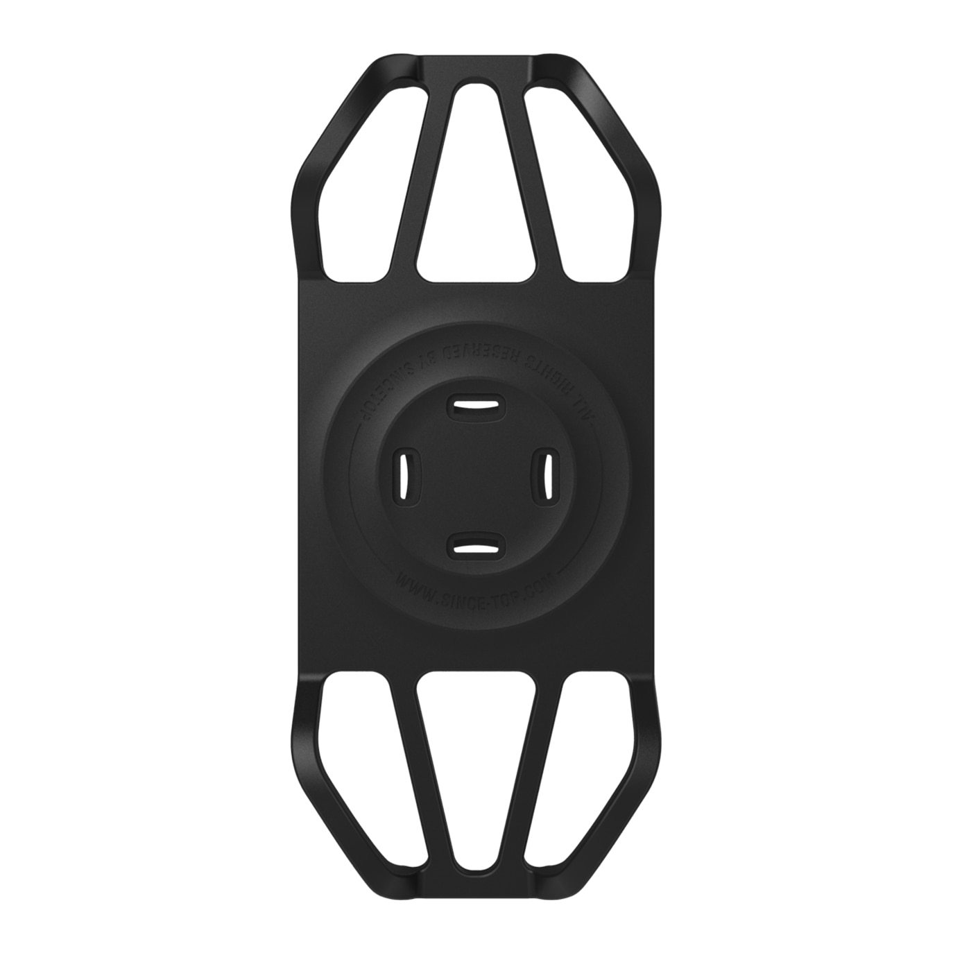 Universal Silicone Adapter for SinceTop Quick Mount Phone Holder, showcasing its versatile design for various mounting options.