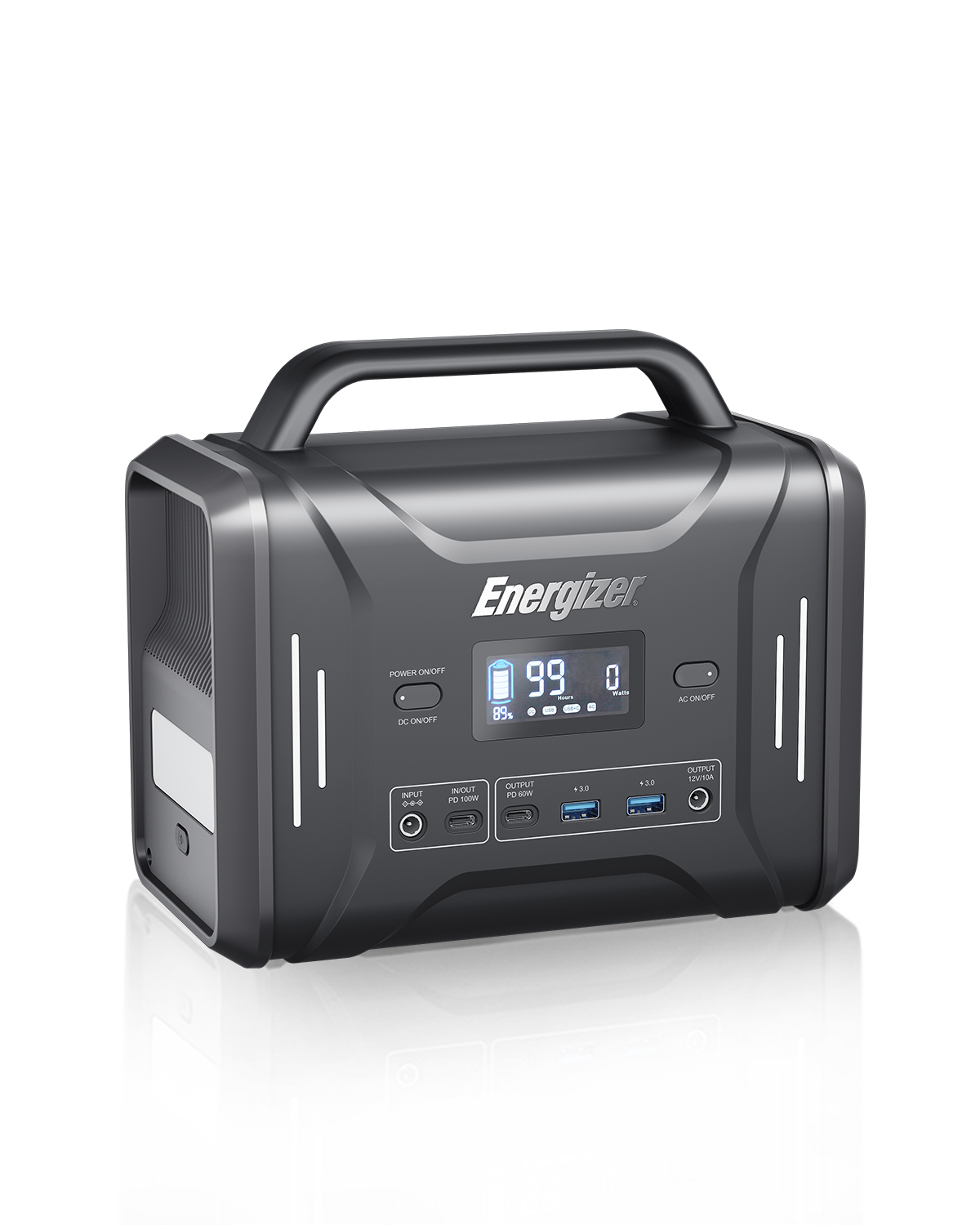 US POWERWIN PPS320 Portable Power Station with two AC outlets and USB ports, designed for outdoor and emergency use.
